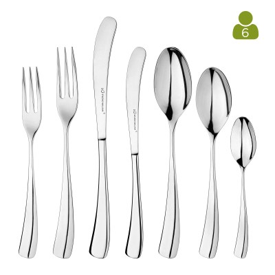 Larch Mirrror 42 Piece Cutlery Set