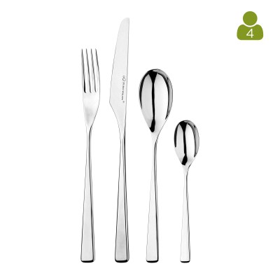 Tilia Mirror 16 Piece Cutlery Set