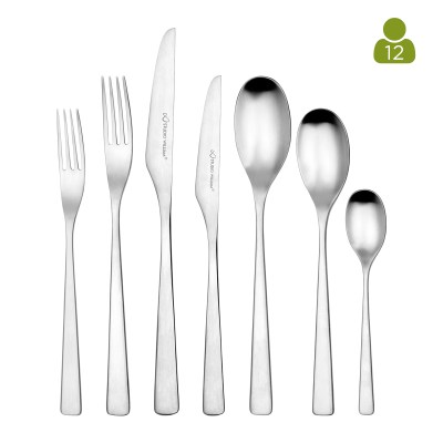 Tilia Satin 84 Piece Cutlery Set