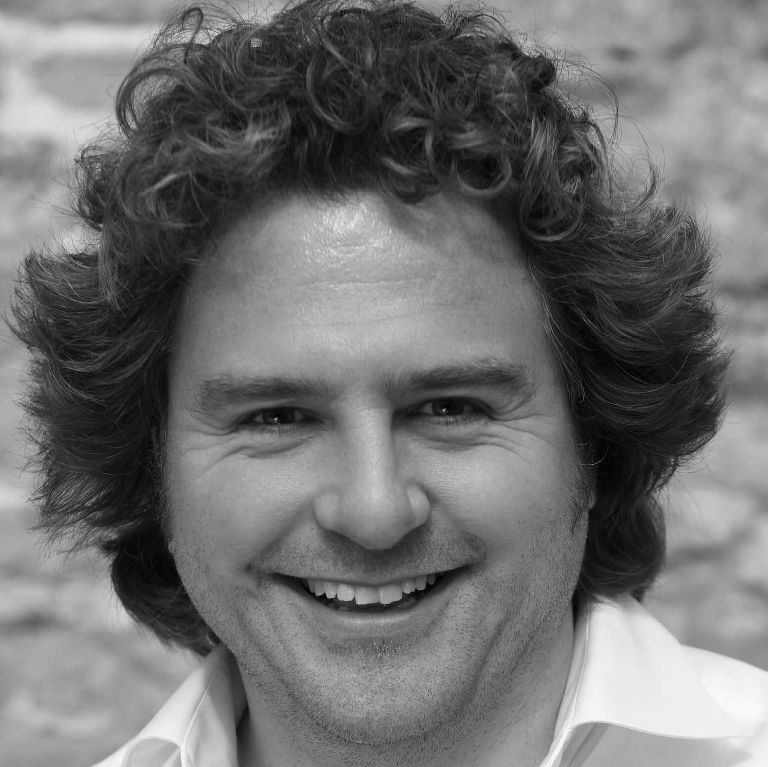 Black and white portrait of William Welch, Cutlery Designer from the Cotswolds